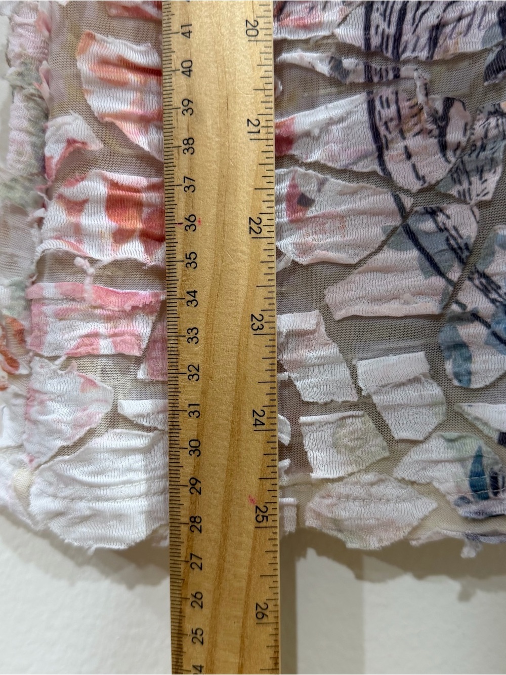 Cubism Size XL Patchwork Long Sleeve Top Multicolor Fairy Grunge Artsy Eclectic‎ - Picture 12 of 13